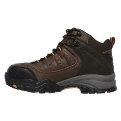 Men's Skechers Work Delleker Lakehead Steel Toe Waterproof -Stride Shield Shop 2 650 skechers work delleker lakehead steel toe waterproof brown orange