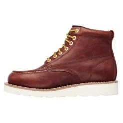 Men's Skechers Work Petus Boots -Stride Shield Shop 2 650 skechers work petus red and brown pitstop leather