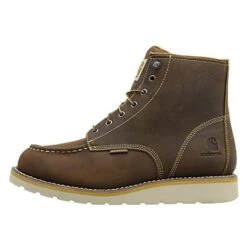 Men's Carhartt 6" Moc Toe Wedge Waterproof Boots -Stride Shield Shop 3 1001 carhartt 6 moc toe wedge waterproof dark bison brow