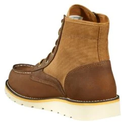 Men's Carhartt 6" Wedge Moc Toe Boots 12 Men's Carhartt 6" Wedge Moc Toe Boots -Stride Shield Shop 3 1001 carhartt 6 wedge moc toe boots brown leather tan duck