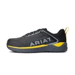 Men's Ariat Outpace SD Composite Toe -Stride Shield Shop 3 650 ariat outpace sd composite toe charcoal blazing yellow