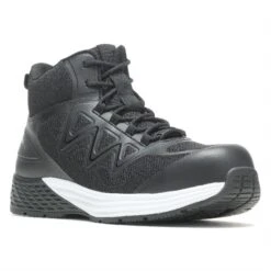 Men's Bates Rush Mid Work Composite Toe Boots -Stride Shield Shop 3 650 bates rush mid work composite toe boots black1