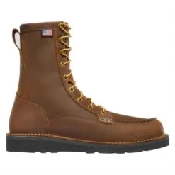 Men's Danner 8" Bull Run Black Wedge Boots -Stride Shield Shop 3 650 danner 8 bull run black wedge boots black