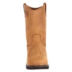 Men's Georgia 11" Suspension Wedge Pull-On Waterproof Boots -Stride Shield Shop 3 650 georgia 11 suspension wedge pull on waterproof mississippi tan