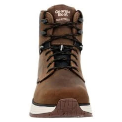 Men's Georgia 6" DuraBlend Sport Plain Toe Waterproof Boots -Stride Shield Shop 3 650 georgia 6 durablend sport plain toe waterproof boots brown
