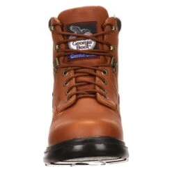 Men's Georgia 6" FLXwork Farm And Ranch Waterproof Boots -Stride Shield Shop 3 650 georgia 6 flxwork farm and ranch waterproof briar brown