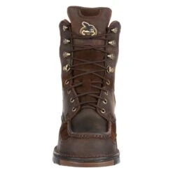 Men's Georgia 8" Athens Moc Toe Waterproof Boots -Stride Shield Shop 3 650 georgia 8 athens moc toe waterproof brown