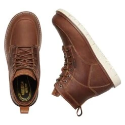 Men's Keen Utility 6" San Jose Boots -Stride Shield Shop 3 650 keen utility 6 san jose gingerbread off white