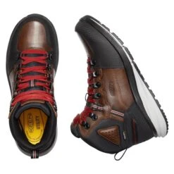 Men's Keen Utility Red Hook Mid Waterproof Boots -Stride Shield Shop 3 650 keen utility red hook mid waterproof boots tobacco black
