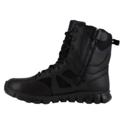 Men's Reebok 8" Sublite Cushion Tactical Side-Zip Waterproof Boots -Stride Shield Shop 3 650 reebok 8 sublite cushion tactical side zip waterproof black