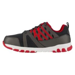 Men's Reebok SubLite Work Steel Toe -Stride Shield Shop 3 650 reebok sublite work steel toe gray red