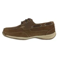Men's Rockport Works Sailing Club Boat Shoe Steel Toe -Stride Shield Shop 3 650 rockport works sailing club boat shoe steel toe brown1