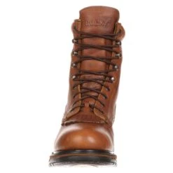 Men's Rocky 9" Original Ride Lacers Waterproof Boots -Stride Shield Shop 3 650 rocky 9 original ride lacers waterproof tan pitstop