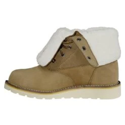 Women's Carhartt 8" Wedge Fold Down Winter 200G Waterproof Boots -Stride Shield Shop 4 1001 carhartt 8 wedge fold down winter 200g waterproof boots coyote