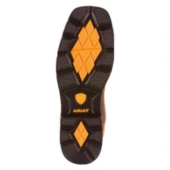 Men's Ariat 10" Groundbreaker Wide Square Toe Waterproof Boots -Stride Shield Shop 4 650 ariat 10 groundbreaker wide square toe waterproof dark brown