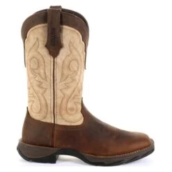 Women's Durango 11" Lady Rebel Western Boots -Stride Shield Shop 4 650 durango 11 lady rebel western bark brown taupe