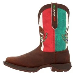 Men's Durango Rebel Mexico Flag Western Boots -Stride Shield Shop 4 650 durango rebel mexico flag western boots s y brown mexico flag