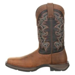 Men's Durango Rebel Pull-on Western Boots -Stride Shield Shop 4 650 durango rebel pull on western boots chocolate midnight