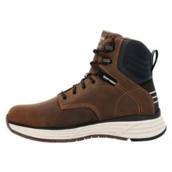 Men's Georgia 6" DuraBlend Sport Plain Toe Waterproof Boots -Stride Shield Shop 4 650 georgia 6 durablend sport plain toe waterproof boots brown