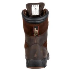 Men's Georgia 8" Athens Moc Toe Waterproof Boots -Stride Shield Shop 4 650 georgia 8 athens moc toe waterproof brown