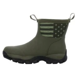 Men's Georgia 8" Patriotic Rubber Waterproof Boots -Stride Shield Shop 4 650 georgia 8 patriotic rubber waterproof boots olive