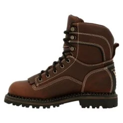 Women's Georgia Amp LT Logger Waterproof Boots -Stride Shield Shop 4 650 georgia amp lt logger waterproof boots brown