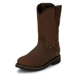 Men's Justin Original Work Boots 10" Drywall Round Toe Waterproof -Stride Shield Shop 4 650 justin original work boots 10 drywall round toe waterproof wyoming peanut