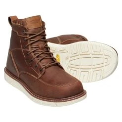 Men's Keen Utility 6" San Jose Boots -Stride Shield Shop 4 650 keen utility 6 san jose gingerbread off white