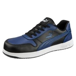 Men's Puma Safety Frontcourt Composite Toe ESD -Stride Shield Shop 4 650 puma safety frontcourt composite toe esd blue black