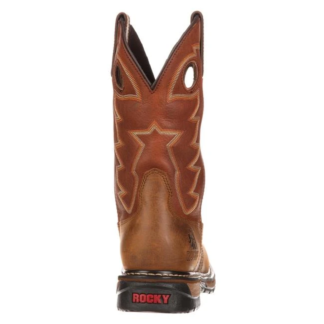 Men's Rocky 11" Branson Saddle Roper Waterproof Boots 6 Men's Rocky 11" Branson Saddle Roper Waterproof Boots - Image 5