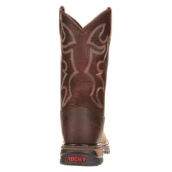 Men's Rocky 11" Original Ride Round Toe Boots -Stride Shield Shop 4 650 rocky 11 original ride round toe aztec crazy horse bridle brown