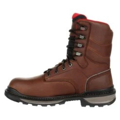 Men's Rocky Rams Horn Work Waterproof Boots -Stride Shield Shop 4 650 rocky rams horn work waterproof boots dark brown