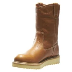 Men's Wolverine 10" Wedge Heel Wellington Boots -Stride Shield Shop 4 650 wolverine 10 wedge heel wellington brown
