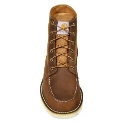 Men's Carhartt 6" Wedge Moc Toe Boots 14 Men's Carhartt 6" Wedge Moc Toe Boots -Stride Shield Shop 5 1001 carhartt 6 wedge moc toe boots brown leather tan duck