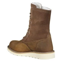 Women's Carhartt 8" Wedge Fold Down Winter 200G Waterproof Boots -Stride Shield Shop 5 1001 carhartt 8 wedge fold down winter 200g waterproof boots brown