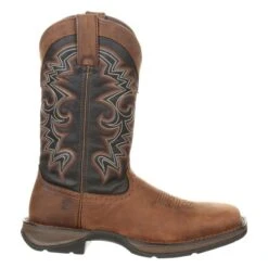 Men's Durango Rebel Pull-on Western Boots -Stride Shield Shop 5 650 durango rebel pull on western boots chocolate midnight