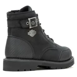 Men's Harley Davidson Footwear 5" Westmont Strap Side-Zip Boots -Stride Shield Shop 5 650 harley davidson footwear 5 westmont strap side zip boots black