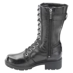 Women's Harley Davidson Footwear Eda Side-Zip Boots -Stride Shield Shop 5 650 harley davidson footwear eda side zip black