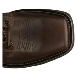 Men's Justin Original Work Boots 8" Pulley Square Toe -Stride Shield Shop 5 650 justin original work boots 8 pulley square toe rugged tan