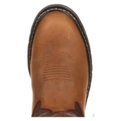 Men's Rocky 11" Original Ride Round Toe Boots -Stride Shield Shop 5 650 rocky 11 original ride round toe aztec crazy horse bridle brown