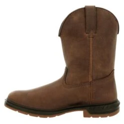 Men's Rocky Worksmart Unlined Western Boots -Stride Shield Shop 5 650 rocky worksmart unlined western boots dark brown