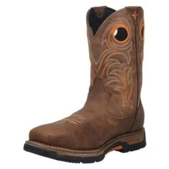 Men's Dan Post Storms Eye Waterproof Boots -Stride Shield Shop 6 650 dan post storms eye waterproof boots brown orange