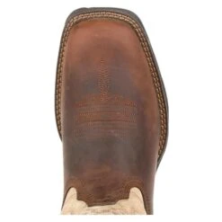 Women's Durango 11" Lady Rebel Western Boots -Stride Shield Shop 6 650 durango 11 lady rebel western bark brown taupe