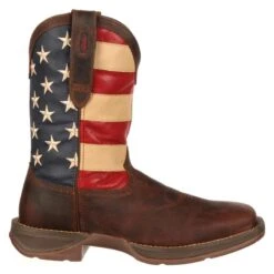 Men's Durango 12" Rebel Flag Boots -Stride Shield Shop 6 650 durango 12 rebel flag brown union flag