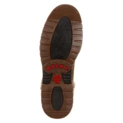 Men's Rocky 10" Original Ride Round Toe Unlined Boots -Stride Shield Shop 6 650 rocky 10 original ride round toe unlined old weathered tan