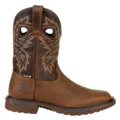 Men's Rocky Original Ride FLX Western Waterproof Boots -Stride Shield Shop 6 650 rocky original ride flx western waterproof boots brown