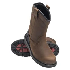 Men's Avenger Wellington Waterproof Boots -Stride Shield Shop 7 650 avenger wellington waterproof boots brown