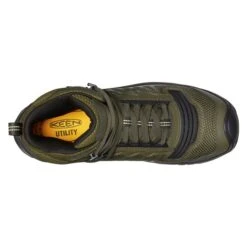 Men's Keen Utility Reno Mid KBF Waterproof Boots -Stride Shield Shop 7 650 keen utility reno mid kbf waterproof boots dark olive black