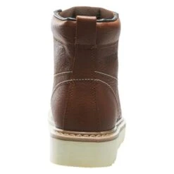 Men's Wolverine 6" Moc-Toe Wedge Heel Boots -Stride Shield Shop 7 650 wolverine 6 moc toe wedge heel brown