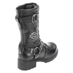 Women's Harley Davidson Footwear Eda Side-Zip Boots -Stride Shield Shop 8 650 harley davidson footwear eda side zip black